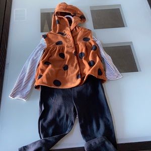 Carter’s vest and Pant outfit